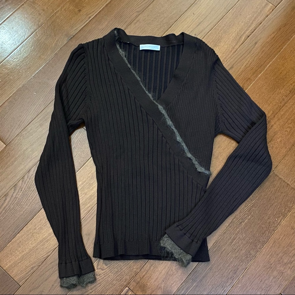 Promod brown sweater small